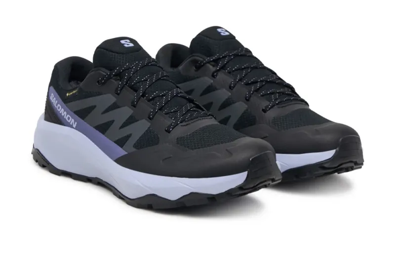 SALOMON Women's Outscape Gore-Tex Waterproof Shoes in Black/Cosmos Sky/Heron-2