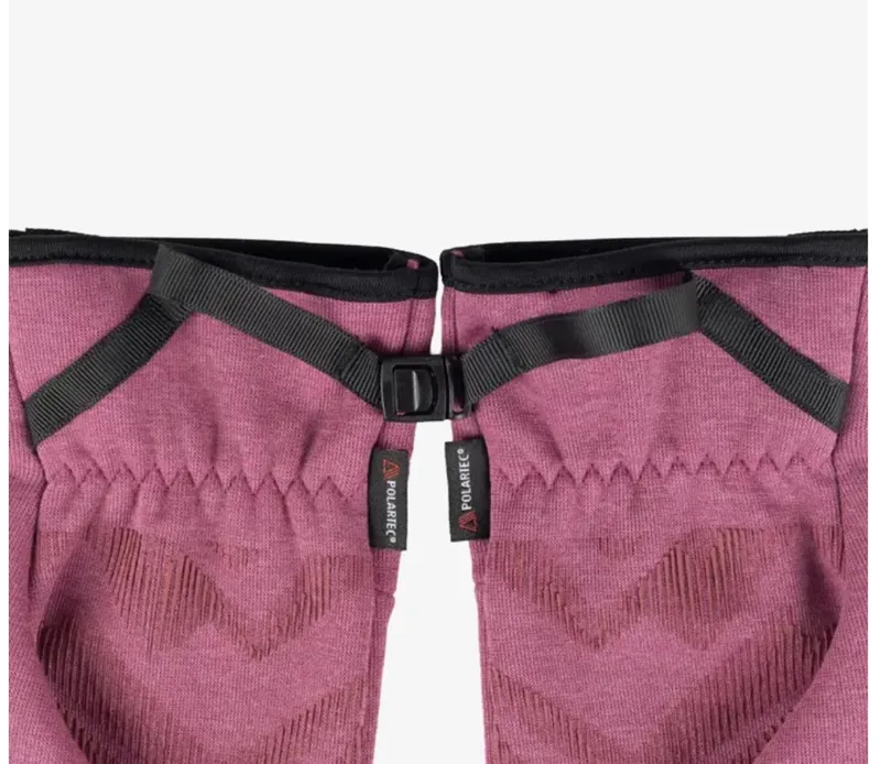 Buff Tech Fleece gloves in TF Pink-1