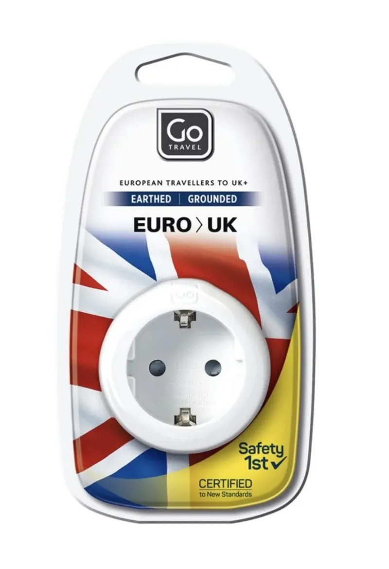 Go Travel EU-UK Adaptor