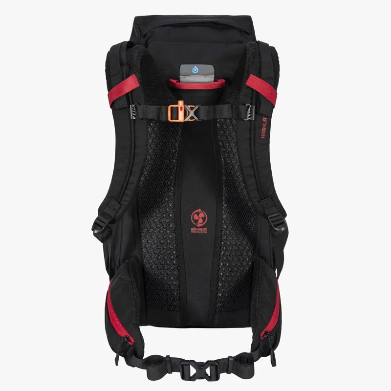 HIGHLANDER Ivar 30 Litre Backpack in Black-1