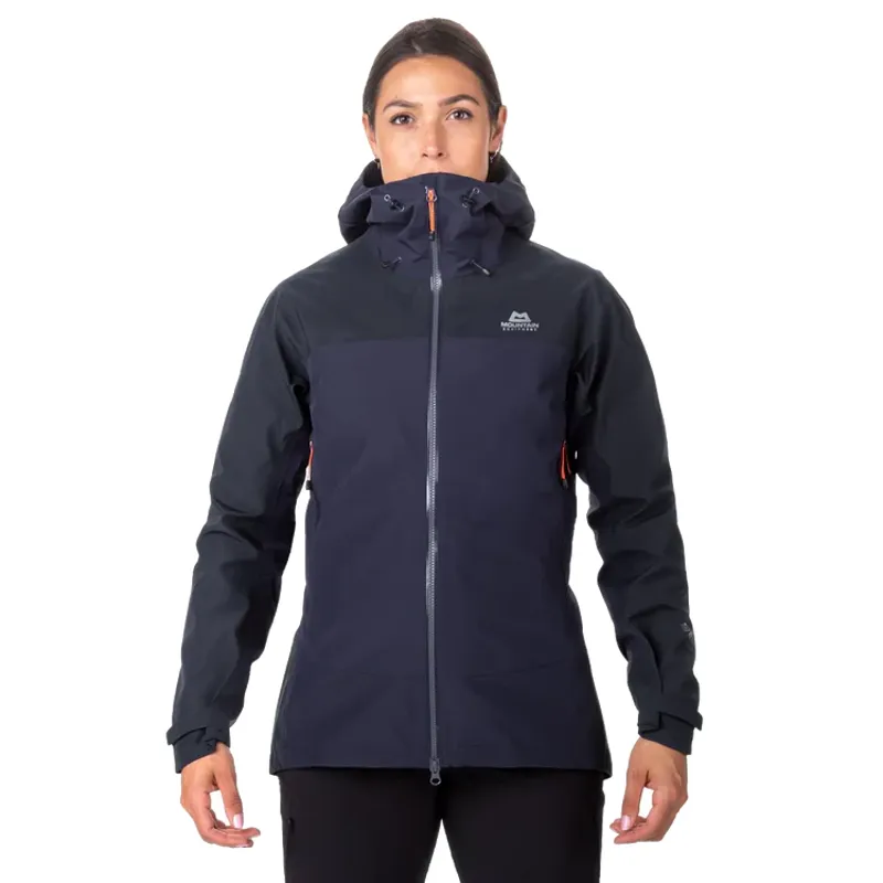 MOUNTAIN EQUIPMENT Women's Saltoro  Gore-Tex Waterproof Jacket in Dusk/Cosmos-1