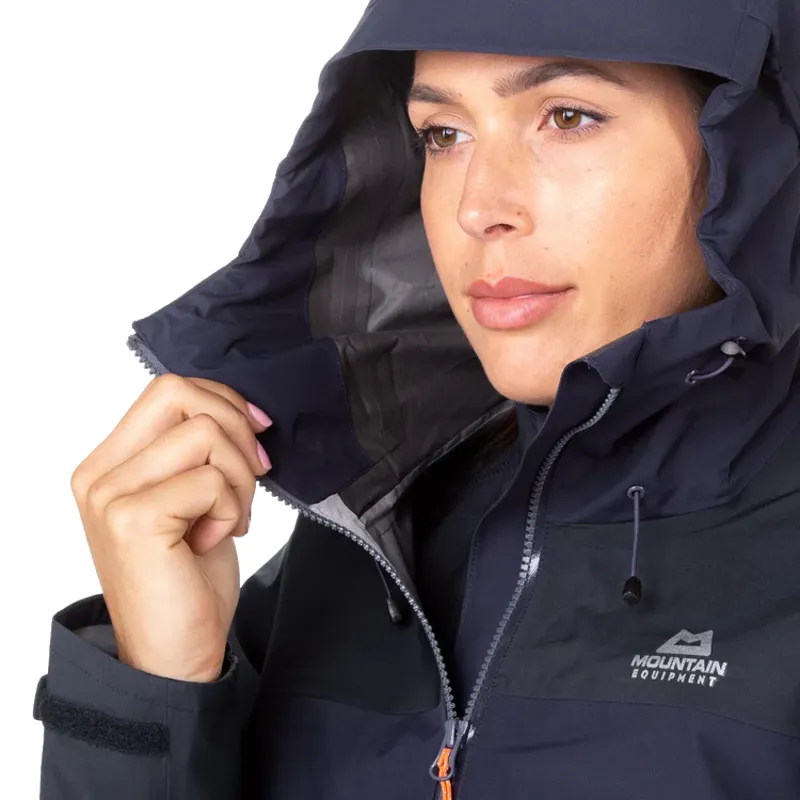 MOUNTAIN EQUIPMENT Women's Saltoro  Gore-Tex Waterproof Jacket in Dusk/Cosmos-3