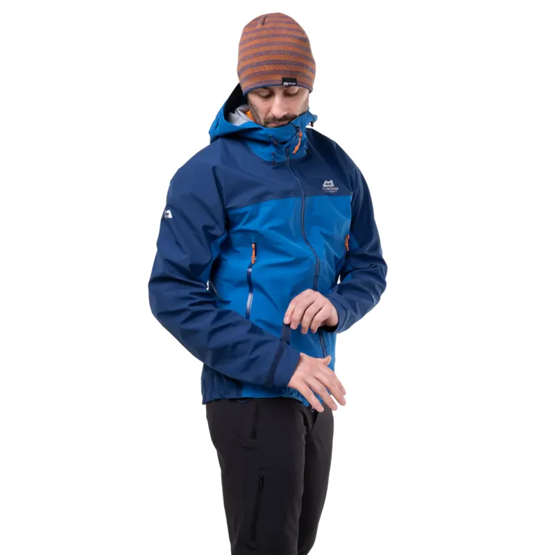 MOUNTAIN EQUIPMENT Saltoro Gore-Tex Waterproof Jacket in Atlantic/Admiral-4