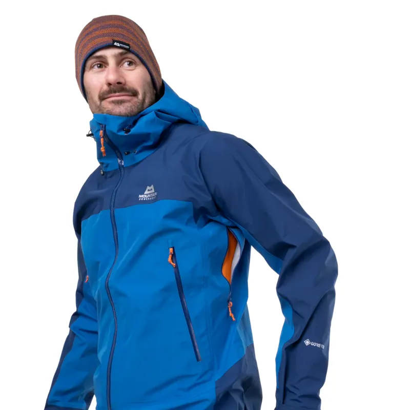 MOUNTAIN EQUIPMENT Saltoro Gore-Tex Waterproof Jacket in Atlantic/Admiral-2