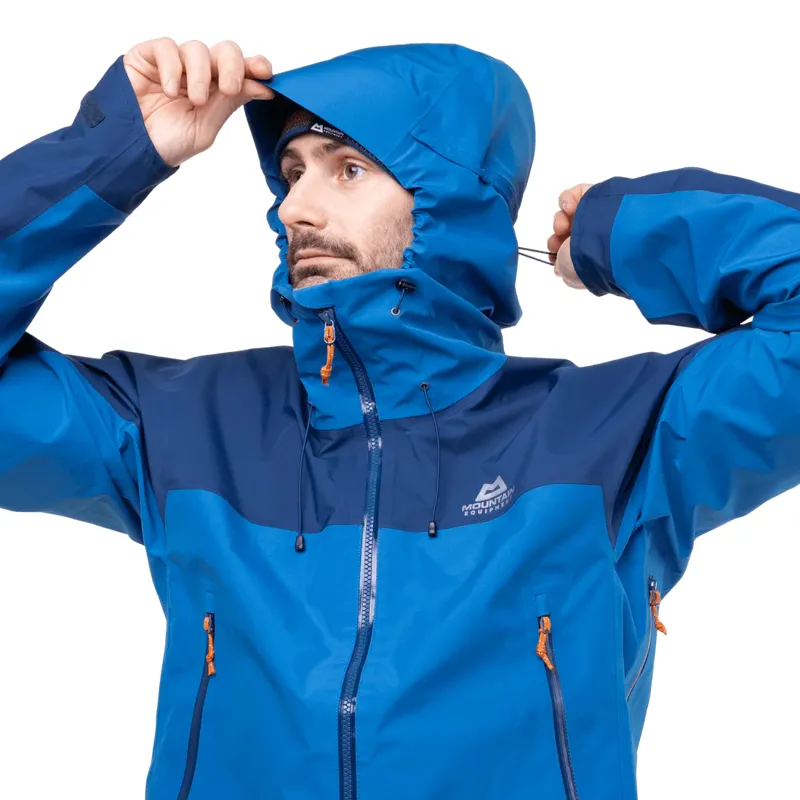 MOUNTAIN EQUIPMENT Saltoro Gore-Tex Waterproof Jacket in Atlantic/Admiral-3