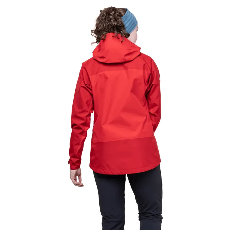 MOUNTAIN EQUIPMENT Women's Saltoro Gore-Tex Waterproof Jacket in Imperial Red-3