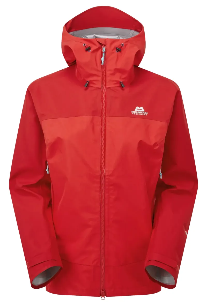 MOUNTAIN EQUIPMENT Women's Saltoro Gore-Tex Waterproof Jacket in Imperial Red-5