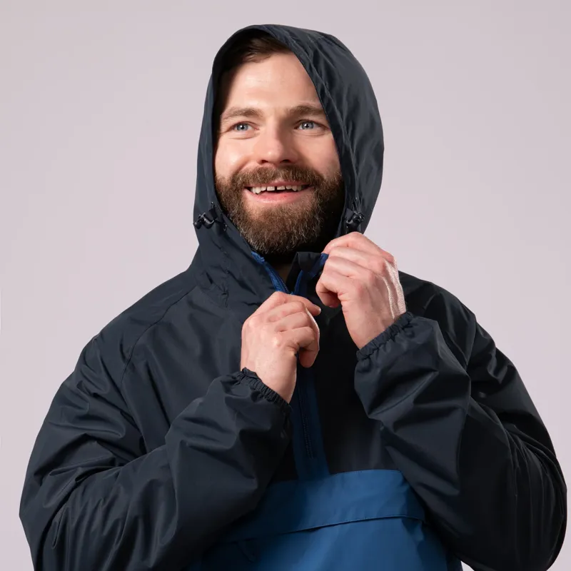 MAC IN A SAC Nomad Waterproof Kagoul in Navy/Blue-3