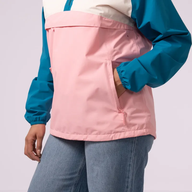 MAC IN A SAC Nomad Women's Waterproof Kagoul in Teal/Pink-5