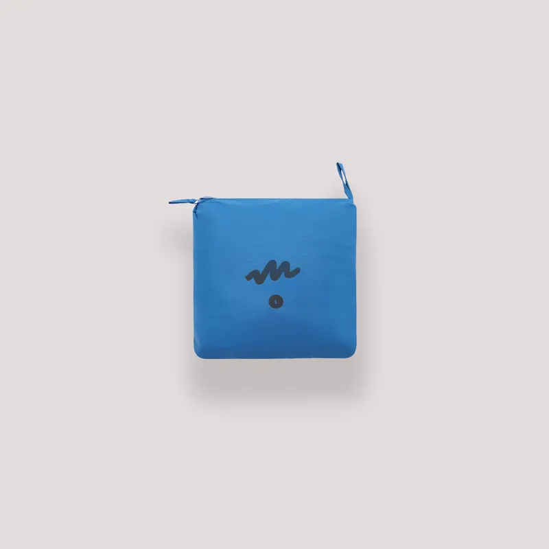 MAC IN A SAC Nomad Waterproof Kagoul in Blue/Burnt Orange-5