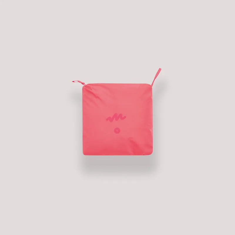 MAC IN A SAC Nomad Women's Waterproof Kagoul in Ivory/Poppy-4