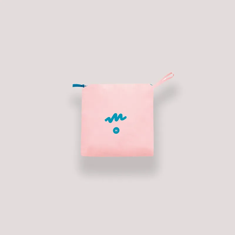 MAC IN A SAC Nomad Women's Waterproof Kagoul in Teal/Pink-6