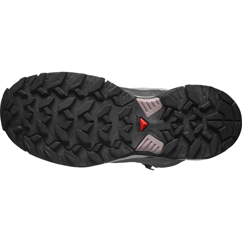 SALOMON Women's X Ultra 360 Mid Leather Gore-Tex Waterproof boot in Green Milieu-3