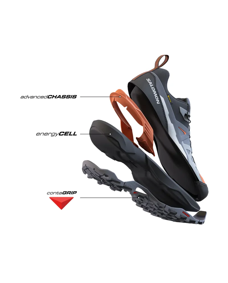 SALOMON X Ultra 360 Gore-Tex Waterproof Shoe in Black/Magnet/Quiet Shade-5