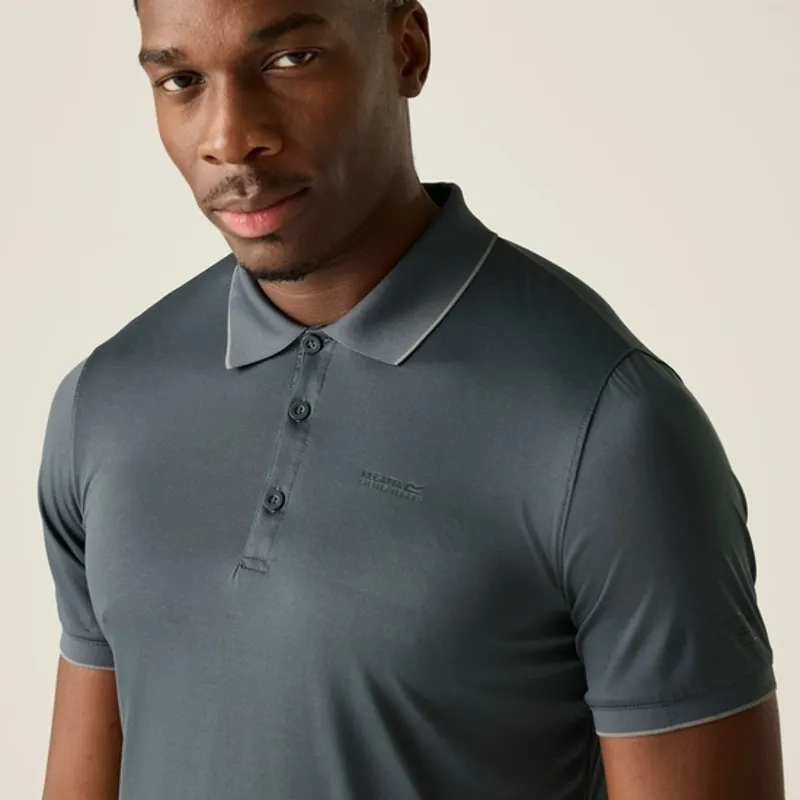 REGATTA Remex II Polo in Dark Storm-1