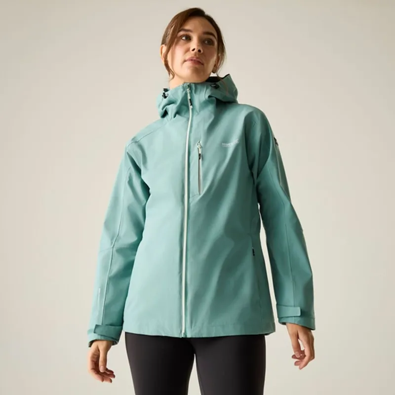 REGATTA Women's Birchdale Waterproof Jacket in Ivy Moss-1