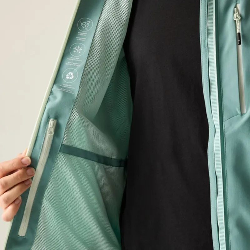 REGATTA Women's Birchdale Waterproof Jacket in Ivy Moss-6