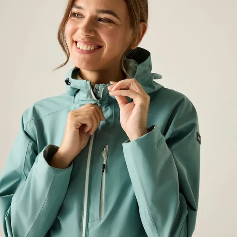 REGATTA Women's Birchdale Waterproof Jacket in Ivy Moss-5