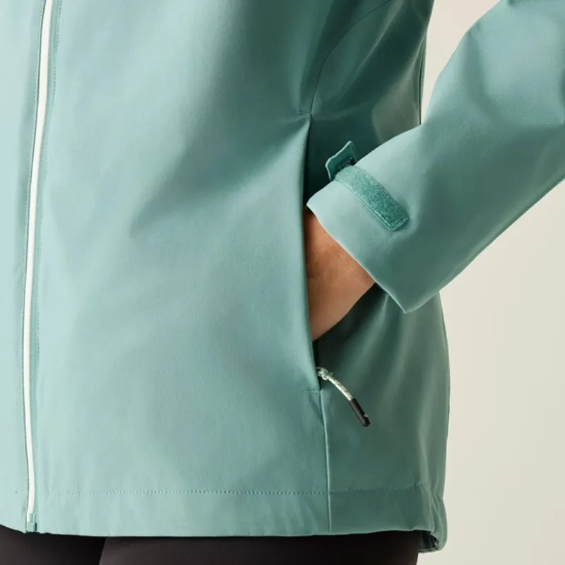 REGATTA Women's Birchdale Waterproof Jacket in Ivy Moss-4