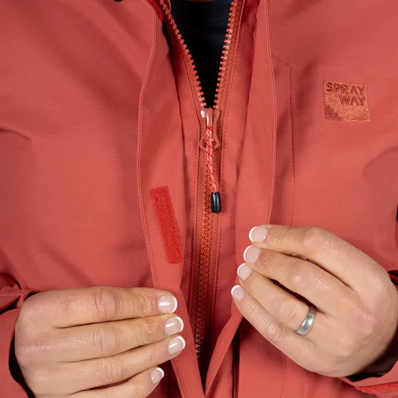SPRAYWAY Women's Era Gore-Tex Waterproof Jacket in Red Earth-4