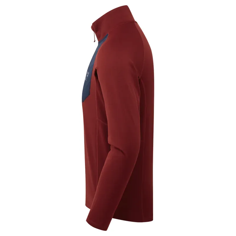 SPRAYWAY Tarn Technical Half Zip Fleece in Garnet-4