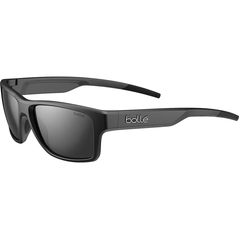 BOLLE Status Med Sunglasses Black Matte - TNS Polarized