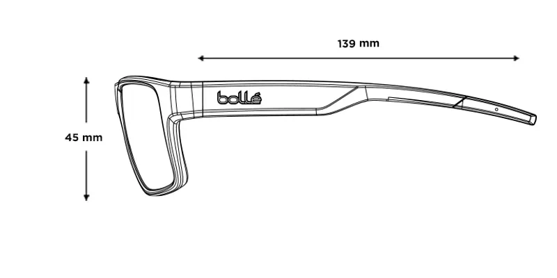 BOLLE Temper Medium-Large Dark Blue Matte - TNS-4