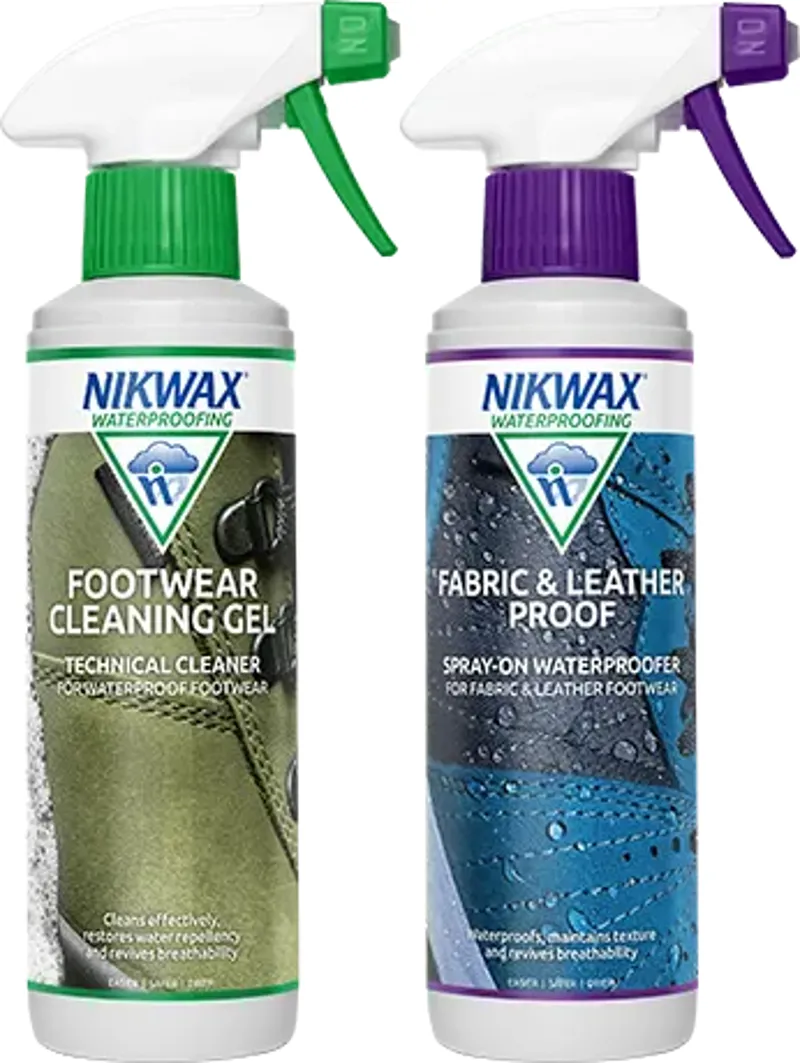 NIKWAX Twin Pack Fabric and Leather and Cleaning gel 300ml