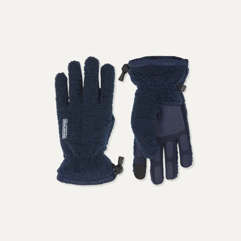SEALSKINZ Hoveton Waterproof Sherpa Fleece Glove in Navy