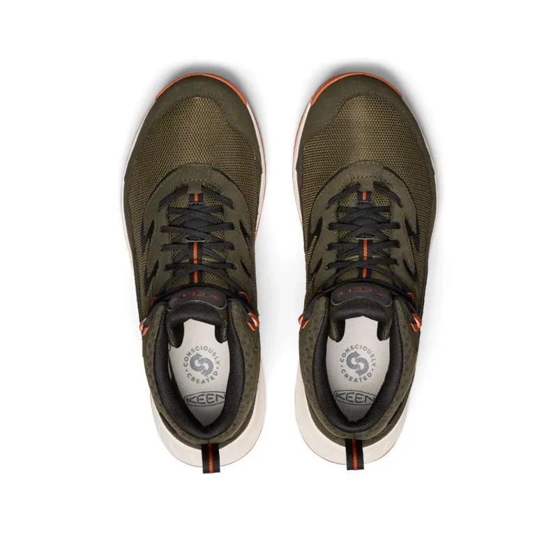 KEEN Hightrail Mid Waterproof Boot in Forest Night/Gold Flame-3