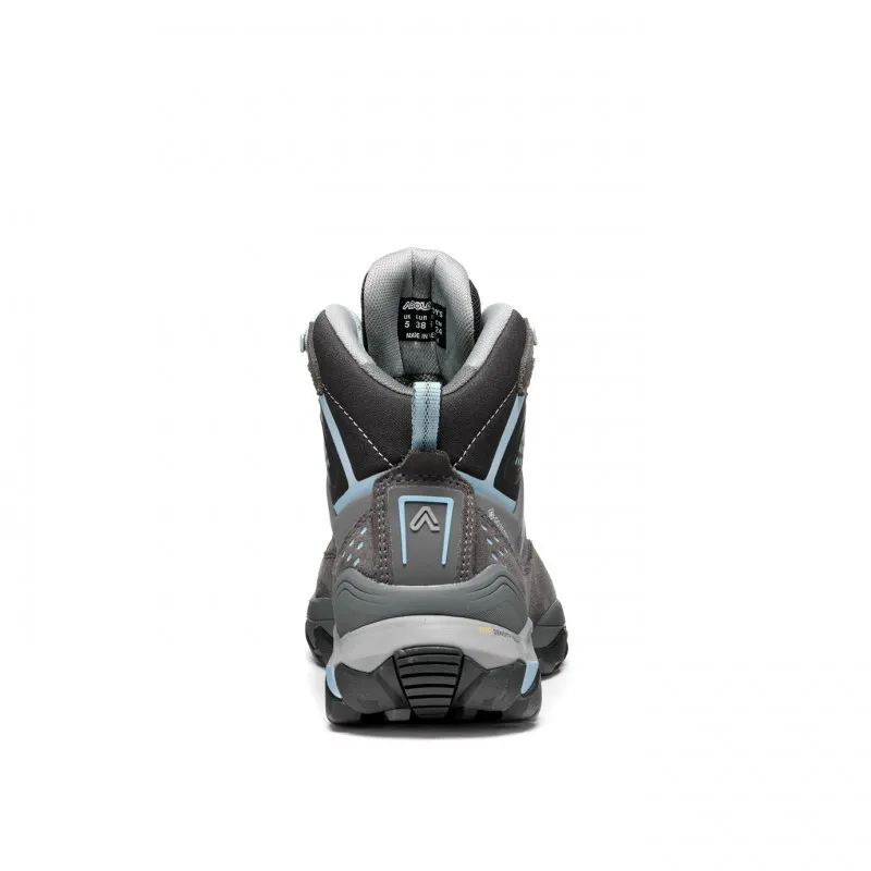 ASOLO Women's Acadia Mid GORE-TEX Waterproof Boot in Graphite/Sky Blue-3