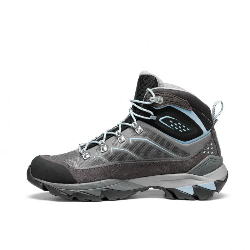 ASOLO Women's Acadia Mid GORE-TEX Waterproof Boot in Graphite/Sky Blue-2