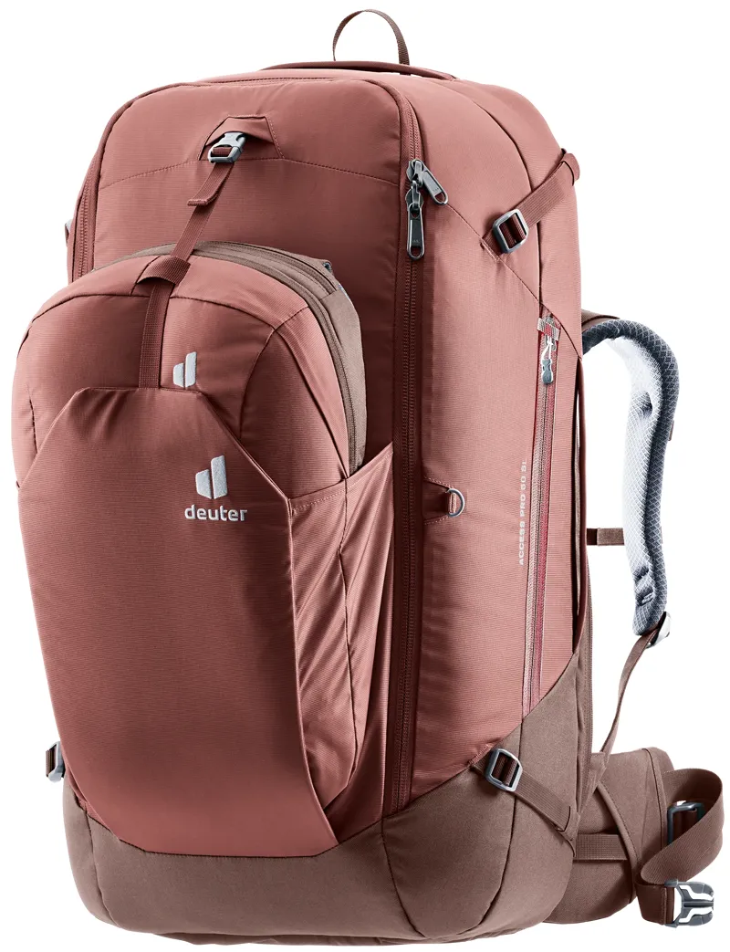 DEUTER Women's Acess Pro 60 Litre SL in caspia-raisin