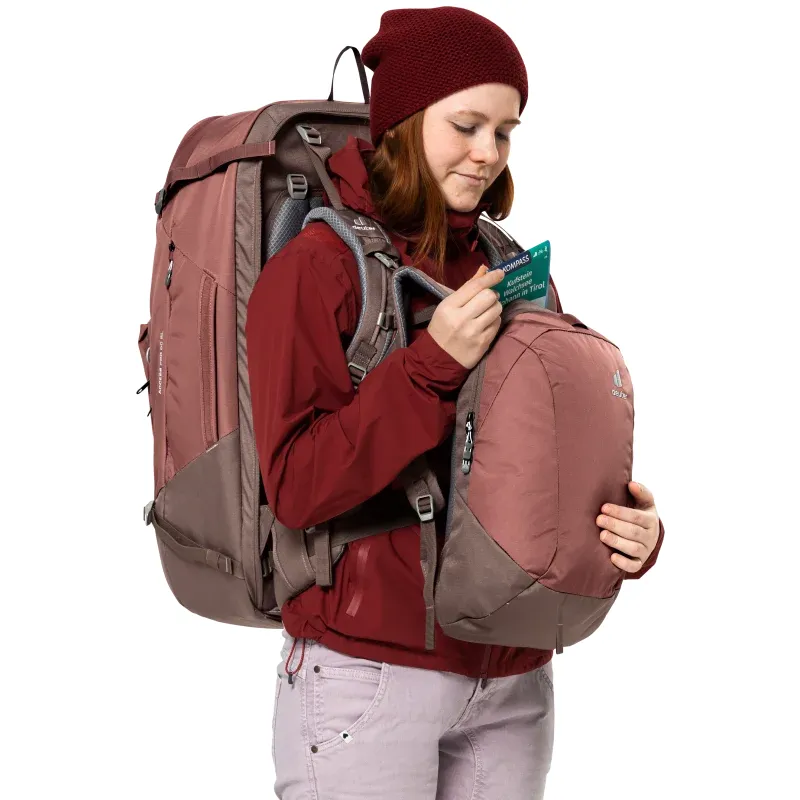 DEUTER Women's Acess Pro 60 Litre SL in caspia-raisin-8