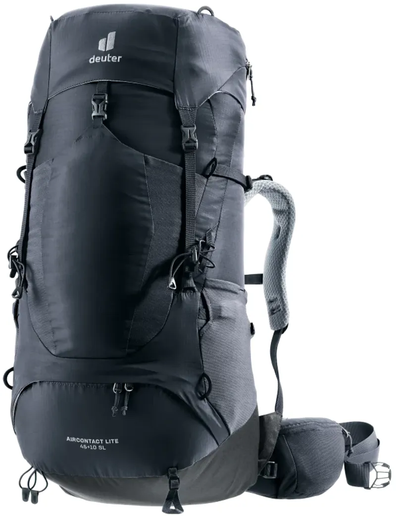 DEUTER Women's Aircontact Lite 45+10 SL in Black-Graphite