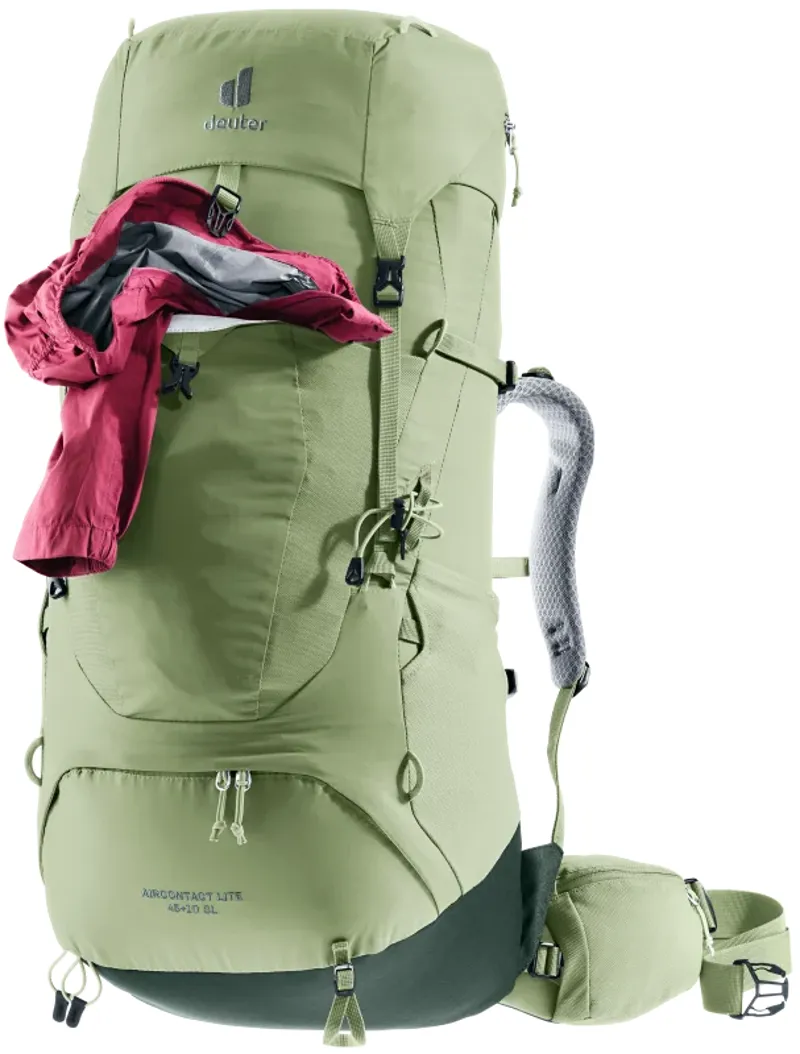 DEUTER Women's Aircontact Lite 45+10 SL in Grove-Ivy-7