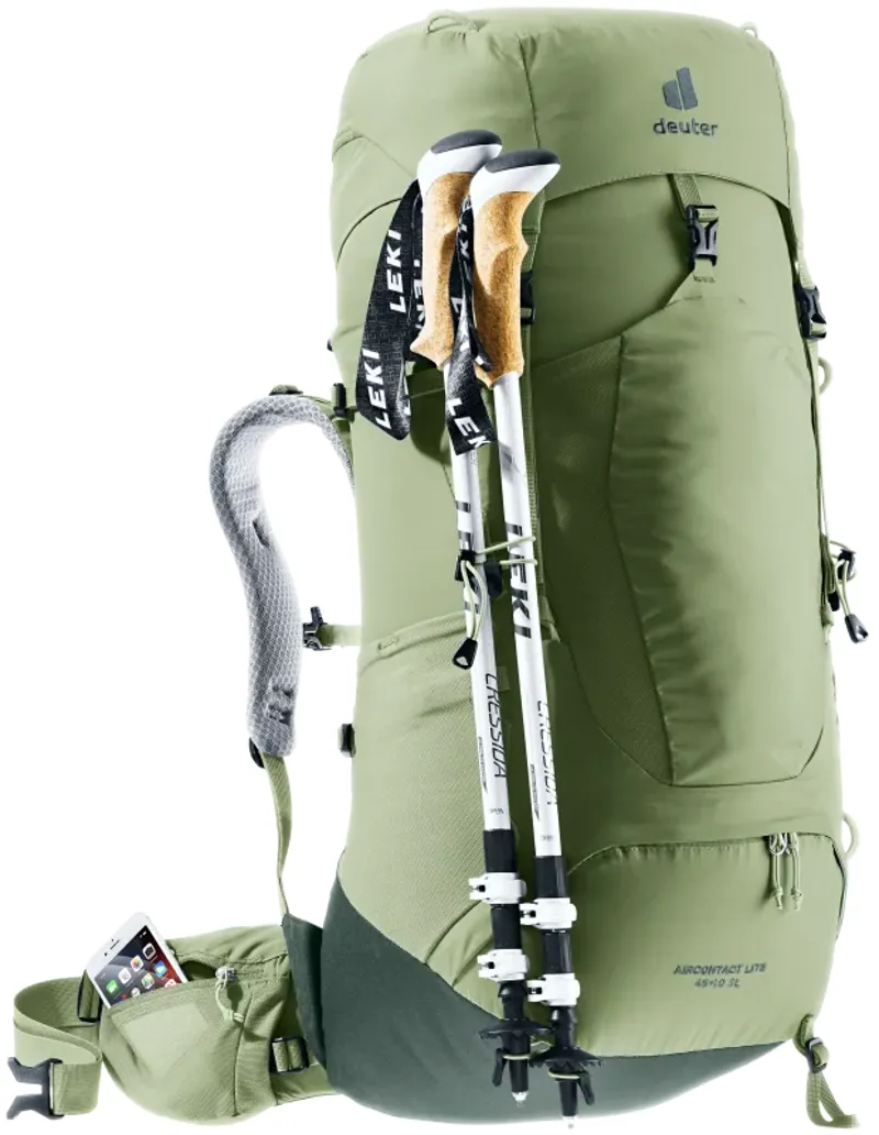 DEUTER Women's Aircontact Lite 45+10 SL in Grove-Ivy-4
