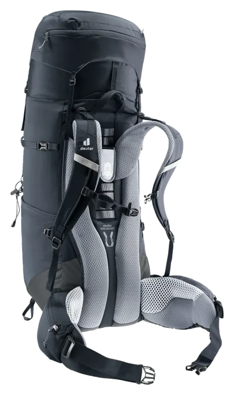 DEUTER Aircontact Lite 50+10 in Black-Graphite-8