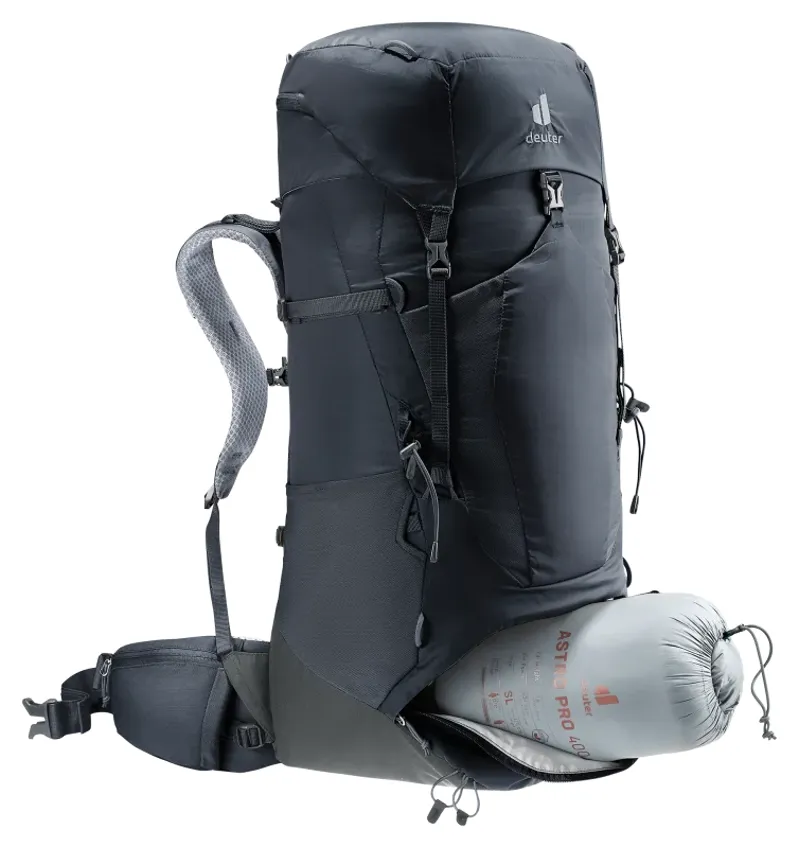 DEUTER Aircontact Lite 50+10 in Black-Graphite-4
