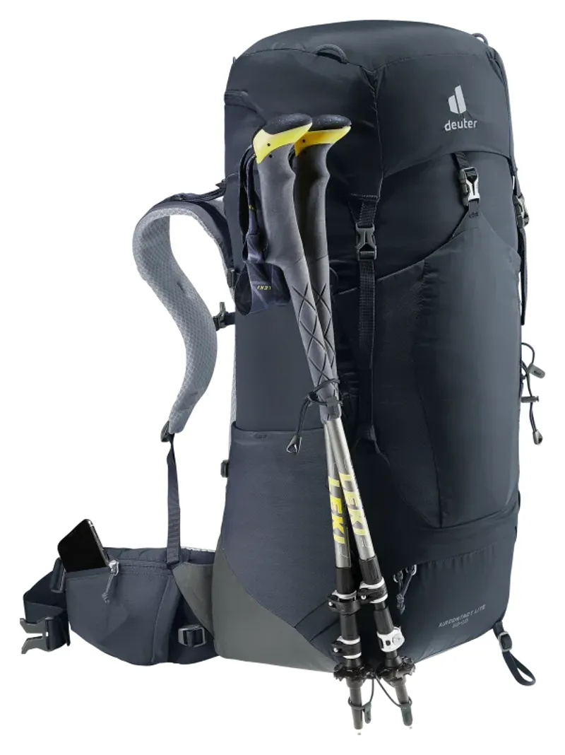 DEUTER Aircontact Lite 50+10 in Black-Graphite-5