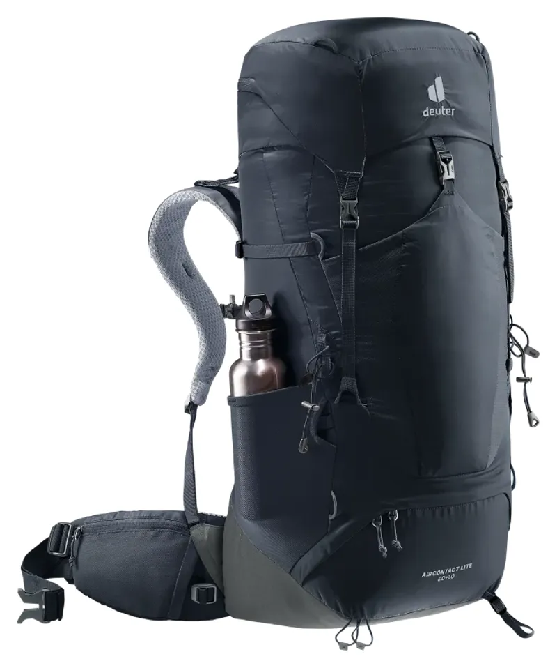 DEUTER Aircontact Lite 50+10 in Black-Graphite-6
