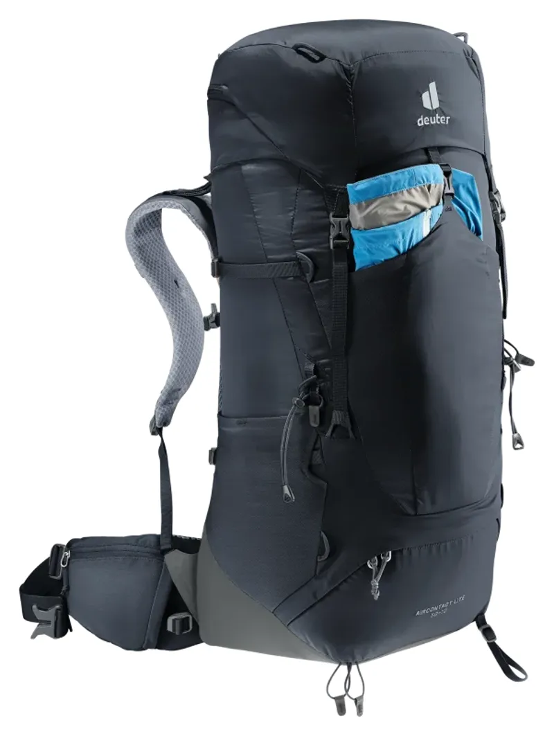 DEUTER Aircontact Lite 50+10 in Black-Graphite-7