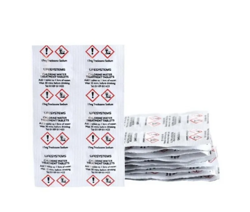 Lifesystems Chlorine Water Purification Tablets  -1
