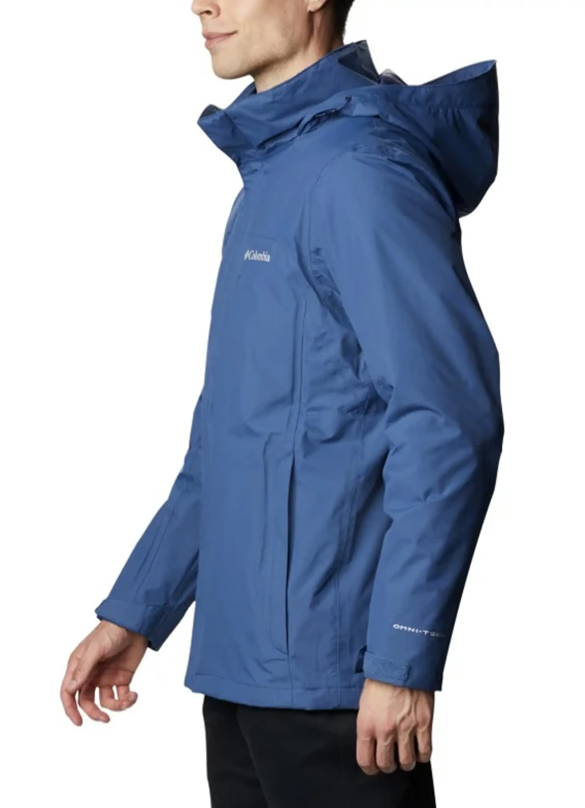 Columbia Mission Air 3in1 Waterproof Jacket in Night Tide Blue