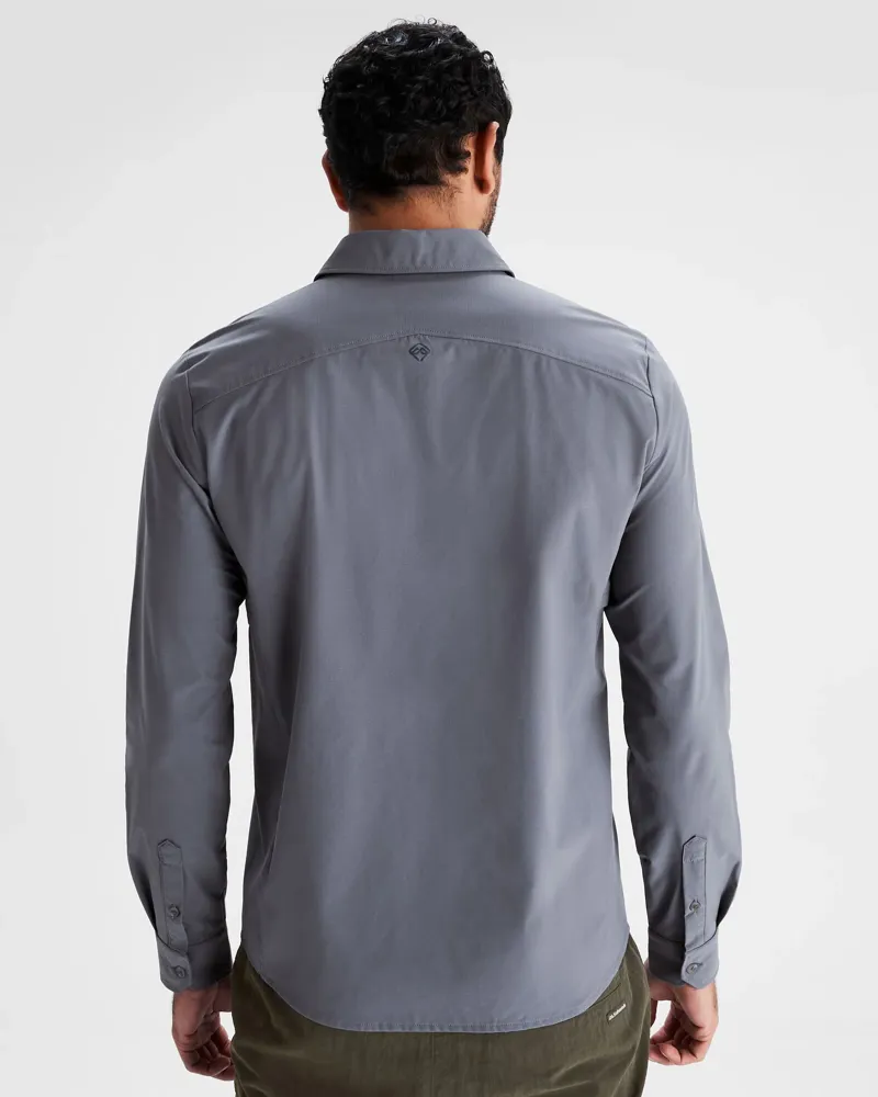 KATHMANDU Sun Breaker UPF50+ Long Sleeve Trekking Shirt in Light Navy-1