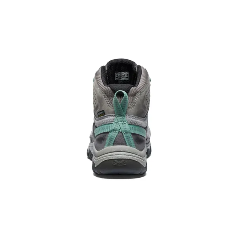 KEEN Women's Targhee IV Mid Waterproof Boot in Alloy/Granite green-3