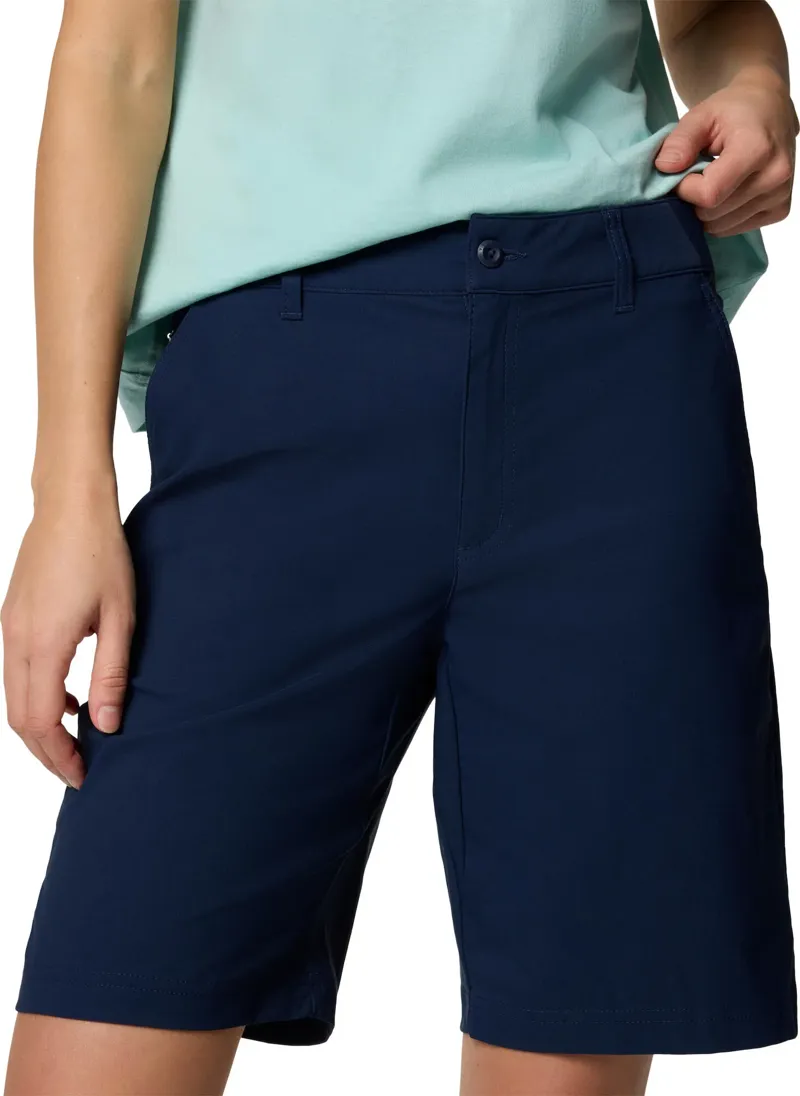 COLUMBIA Women's Leslie Falls Long Hiking Short in Collegiate Navy-1