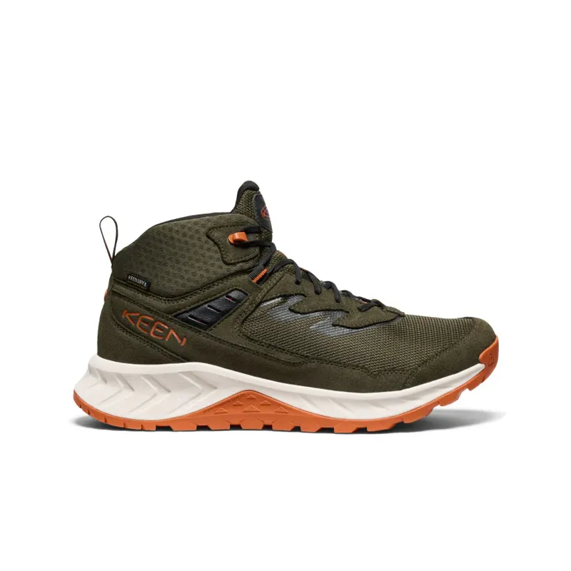 KEEN Hightrail Mid Waterproof Boot in Forest Night/Gold Flame