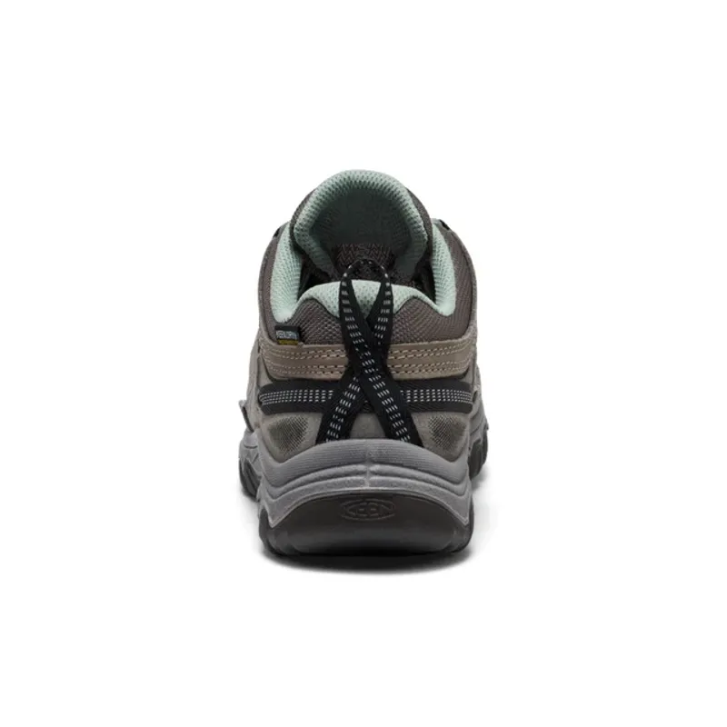 KEEN Women's Targhee IV Waterproof shoe in Steel Grey/Lily pad-3