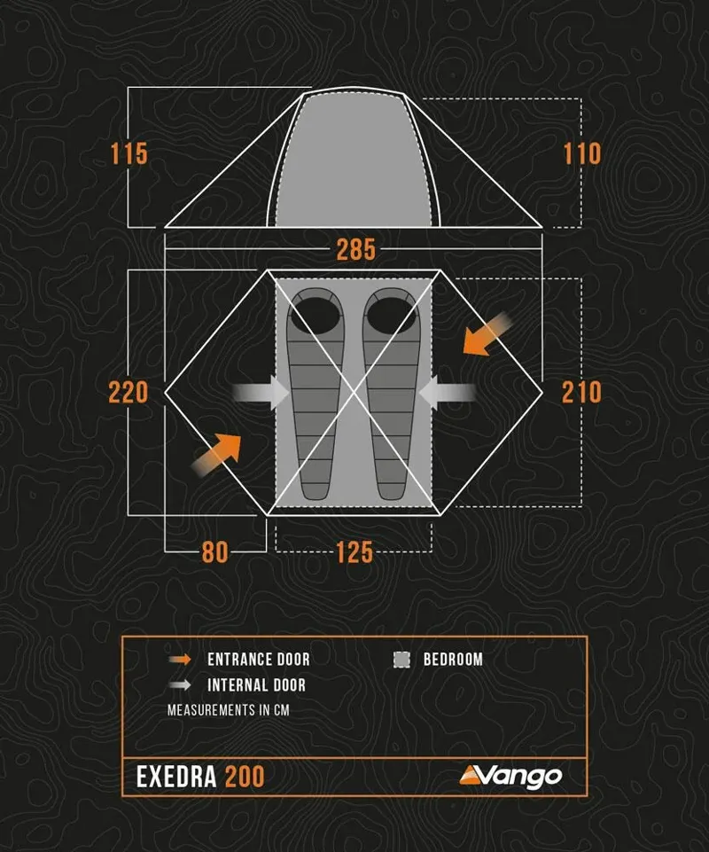 VANGO Expedra 200 Tent in Forest Green-5